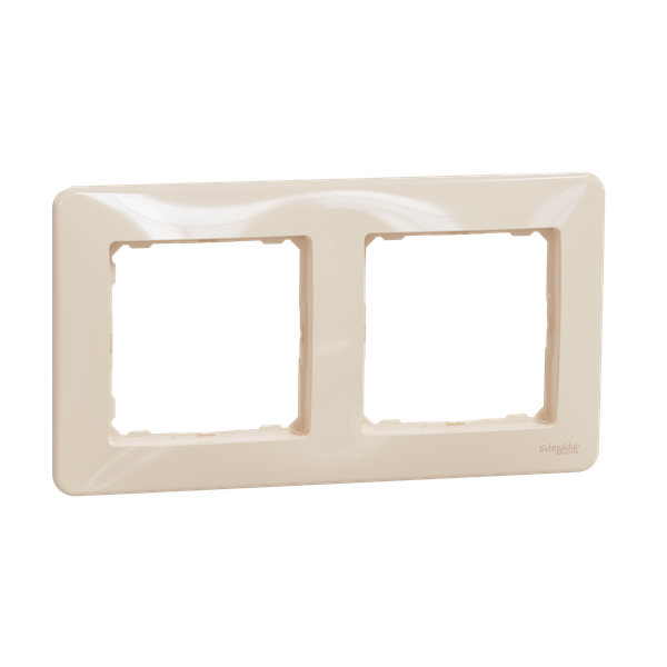 Sedna Design & Elements, Frame 2 gang, professional, beige image 5