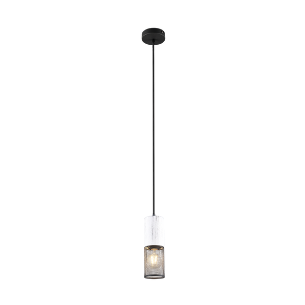 Tosh pendant E27 black/antique white image 1