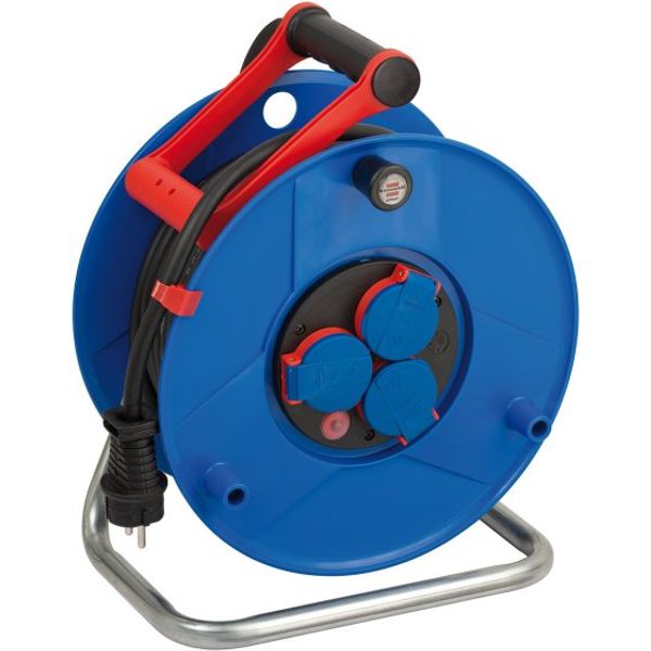 Garant IP44 cable reel for site and professional 25m H07RN-F 3G2.5 with increased touch protection image 1