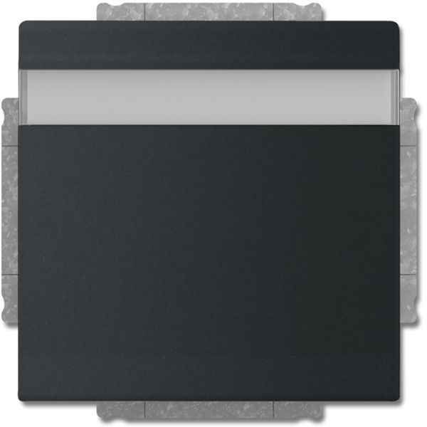 20 EUKNB-885 CoverPlates (partly incl. Insert) future®, Busch-axcent®, carat® black matt image 1