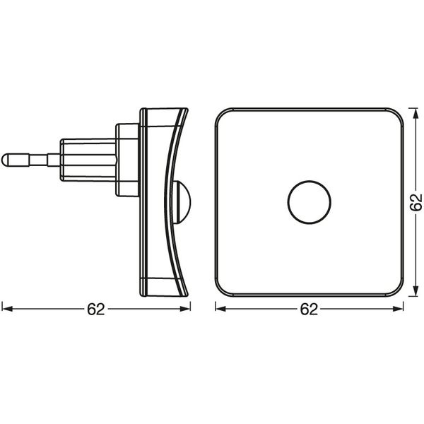 LUNETTA SQUARE SENSOR RGB RGB 0.3W image 9