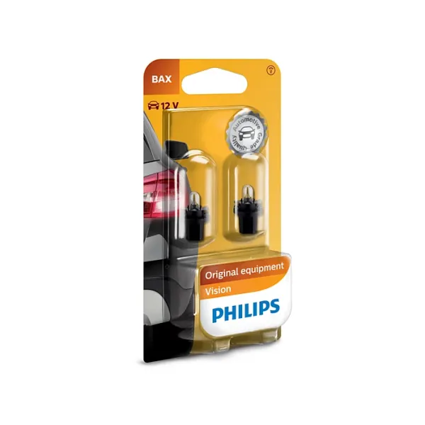 12598B2 PHILIPS Bax 8,5d/2 black image 1