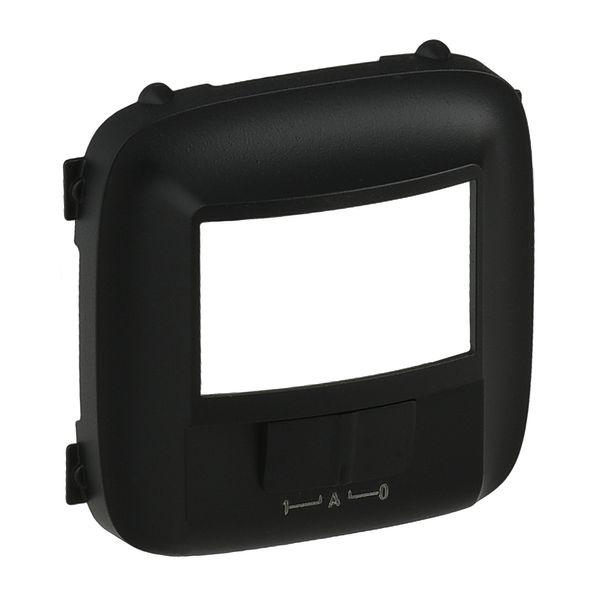 Cover plate Valena Allure - motion sensor with override - black image 1