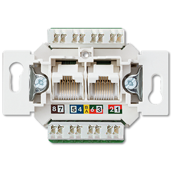 Mod.jack socket, 2x8 pole UAE8-8UPOK6US image 3