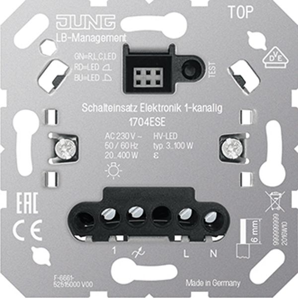 Electronic switch insert 1-channel 1704ESE image 2