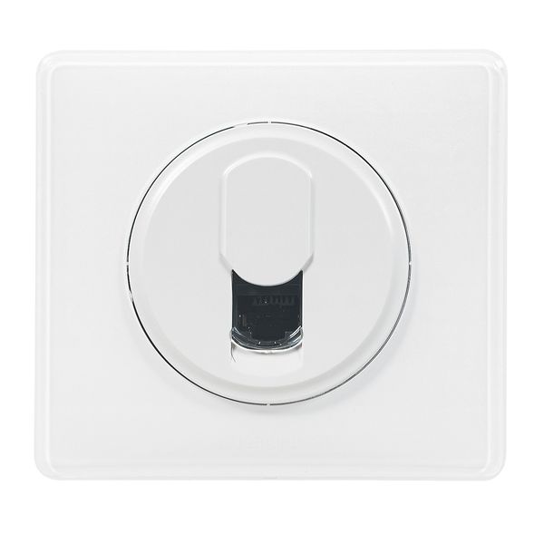 RJ45 socket category 6 FTP complete white image 2