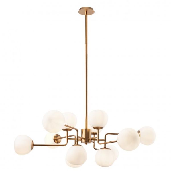 Modern Erich Chandelier Brass image 4