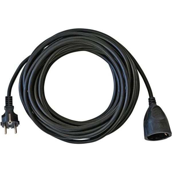 Plastic Extension Cable Black 10m H05VV-F 3G1,5 image 1