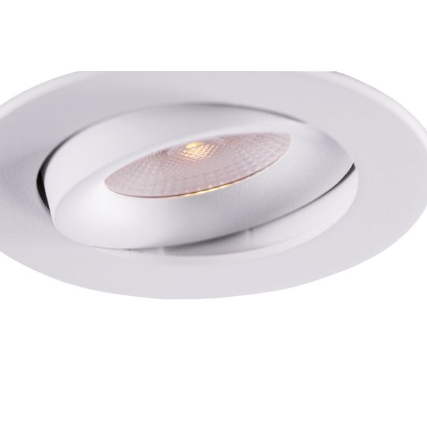 LED Downlight 10W DIMM CCT 800Lm 40° CRI 90 Flicker-Free Cutout 83-88mm (External Driver Included) RAL9003 THORGEON image 3