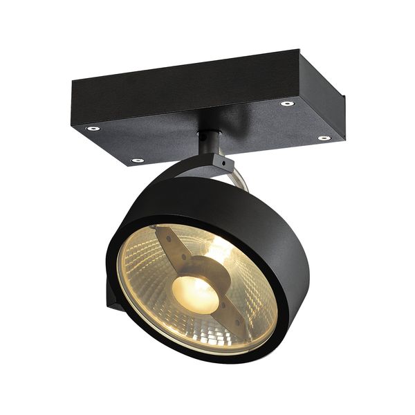 KALU 1 QPAR111, Wall and Ceiling luminaire, black, max. 75W image 1