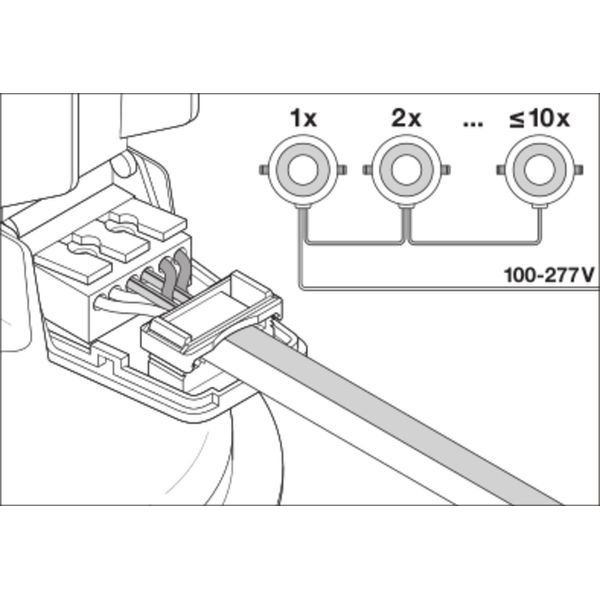 DOWNLIGHT COMFORT 130 13 W 3CCT IP54 WT image 18