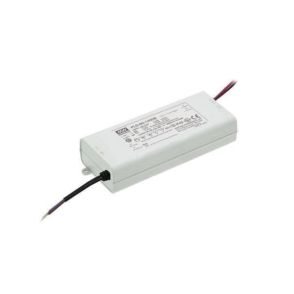 PLD-60-1050B Led driver, Class2 60W, 34-57V, 1050mA CC, MEAN WELL image 1