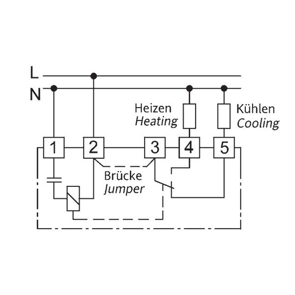 Humidity room controller, -15...15C with external scale, lamp heating, AC 230V, 1 changer, 10A image 4