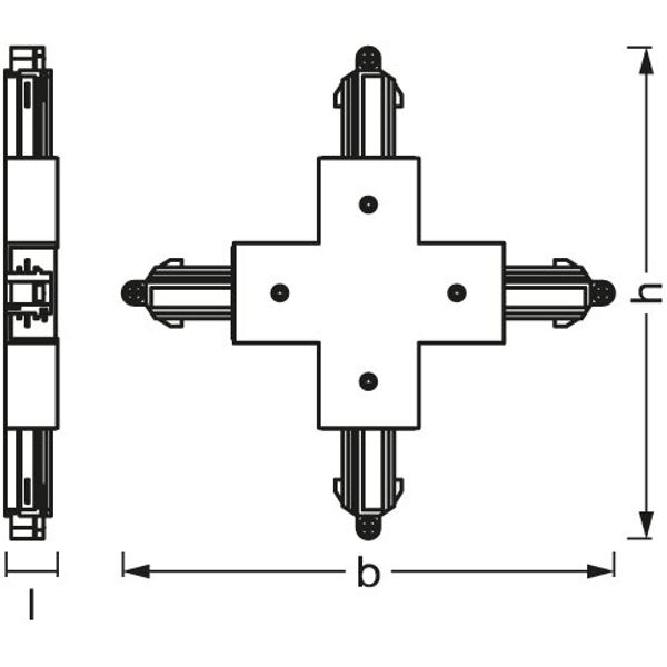 Tracklight accessories CROSS CONNECTOR BLACK image 8