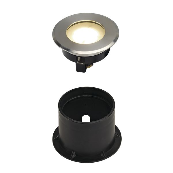 DASAR FLAT LED, 3,5W, 3000K, round, stainless steel image 6