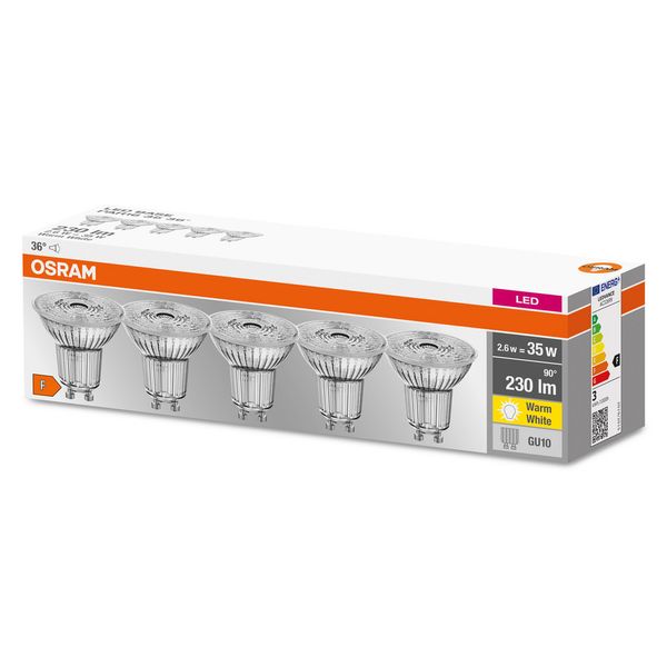 LED BASE PAR16 2.6W 827 GU10 image 2