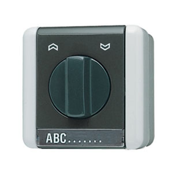 Rotary blind switch/push-button 834.10W image 1