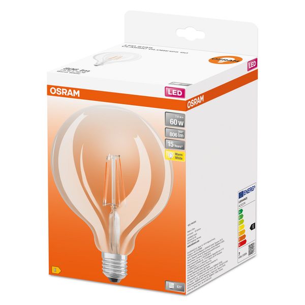 LED Retrofit CLASSIC GLOBE125 60 CL 6.5 W/2700 K E27 image 3