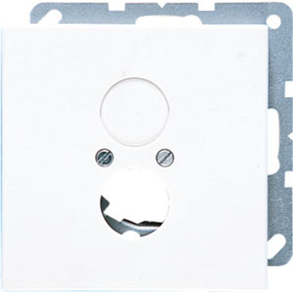 Centre plate for 2 loudspeaker sockets LS962WW image 5