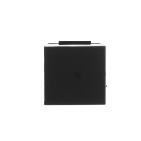 8501 NS Rocker for switch, 1-gang - Soft Black None for Switch/push button, Single rocker Black - Sky Niessen image 1