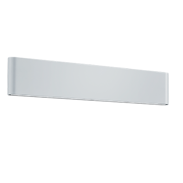 Thames II LED wall lamp 46,5 cm matt white image 1