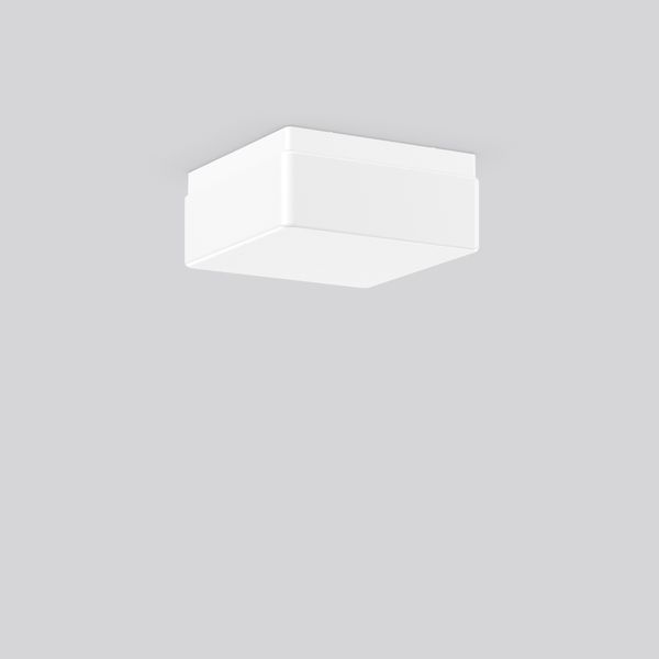 Quadrat, white, on/off Ceiling and wall luminaires, L 280 B 280 H 120, image 1