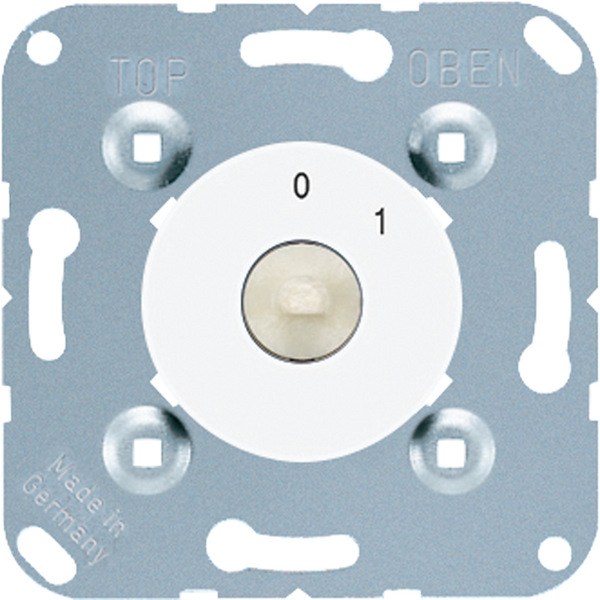 Rotary switch insert 2-pole 1101-20WW image 1