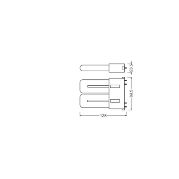 DULUX LED F EM & AC MAINS V 8W 830 2G10 image 8