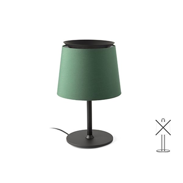 SAVOY TABLE LAMP BLACK 1xE27 image 1