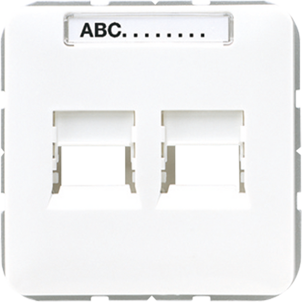 Center plate f. modular jack AT&T CD569-2ATWW image 1