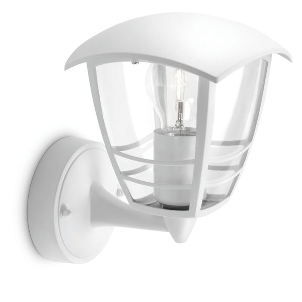 Creek wall lantern white 1x60W 230V image 1