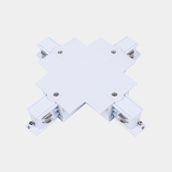 White "X" connector with frame image 1