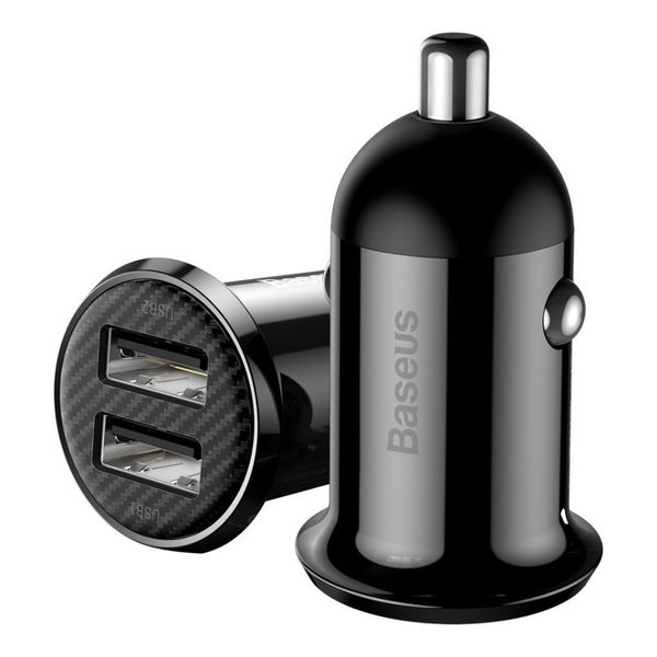 Car Charger 12-24V 2xUSB 4.8A, Black image 6