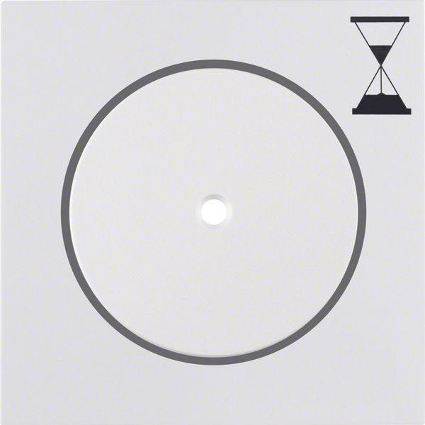 Centre plate f. time relay insert, push-b. clearlens, S.1/B.3/B.7, p.w image 1