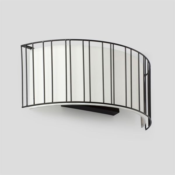 LINDA WALL LAMP BLACK 2 x E27 15W image 1