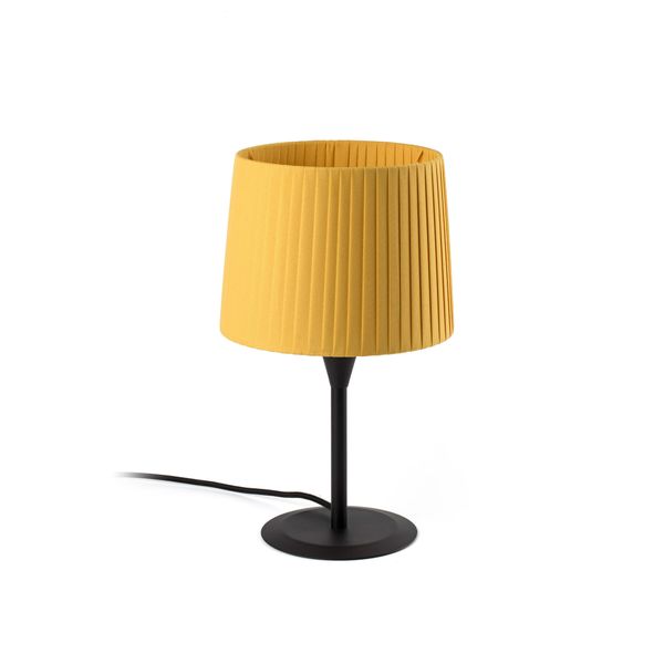 SAMBA BLACK TABLE LAMP E27 ø215*160*ø190 YELLOW RI image 1