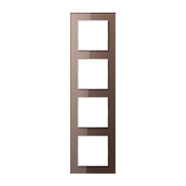 4-gang frame AC584GLMO image 3