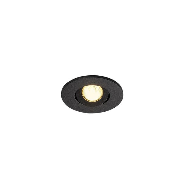 NEW TRIA MINI DL ROUND SET, Downlight, 3000K, matt black image 1