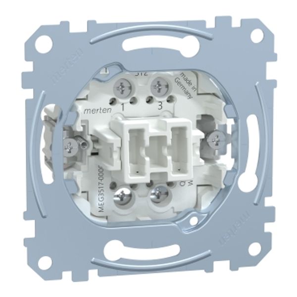 Cross Switch Insert, 1-pole, 16 AX, AC 250 V, Screw Lift Terminals image 1