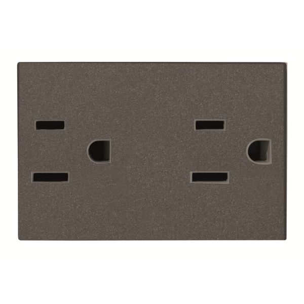 N2328 AN Socket outlet NEMA 5-15R NEMA Anthracite - Zenit image 1