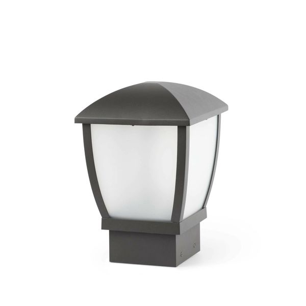 WILMA DARK GREY POST LAMP 1 X E27 100W image 1