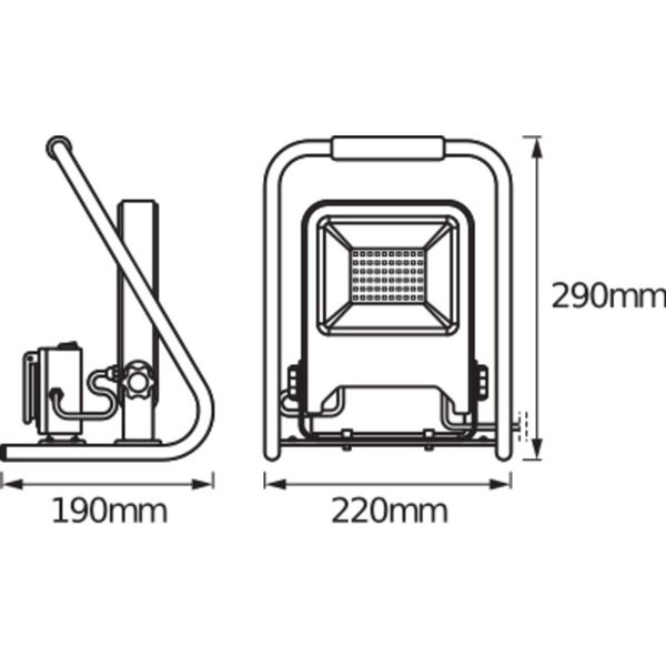 WORKLIGHTS R-STAND SOCKET (GEN 1) 30 W 4000 K image 9