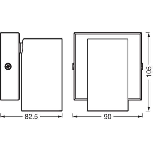 LED SPOT OCTAGON BLACK 1x3.4W 927 DIM image 5