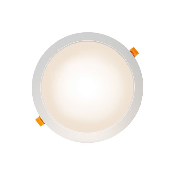 DURE 3 DOWNLIGHT 24W WW 230V 110DEG IP54 IK06 220X34 WHITE ROUND INTEGRATED DRIVE image 11