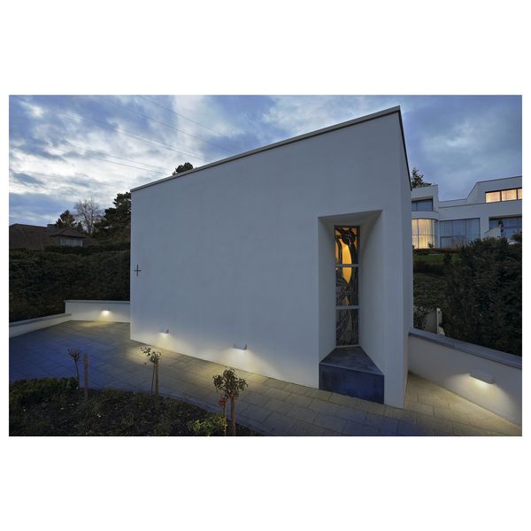 PEMA SQUARE wall lamp, E27, max. 15W, silvergrey image 5