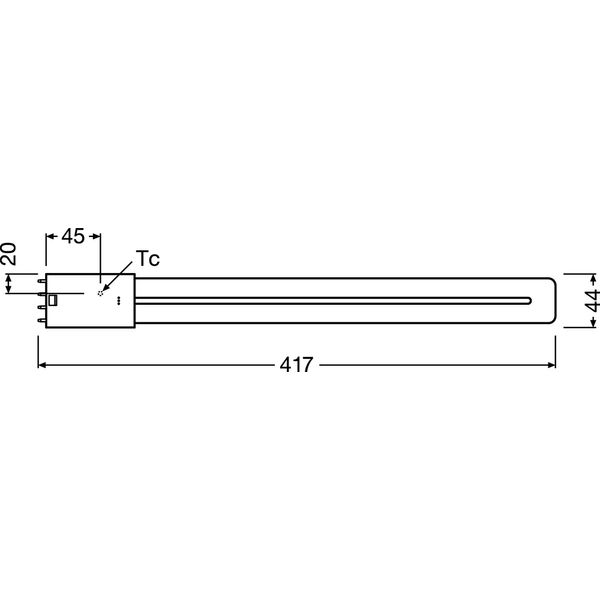 OSRAM DULUX LED L HF & AC MAINS 18W 840 2G11 image 4