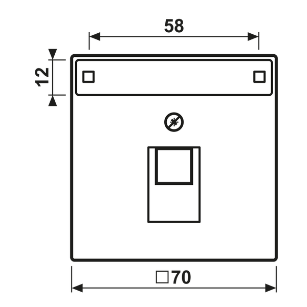 Centre pl.f.1-gang mod. jack sockets AL2969-1NAUAAN image 4