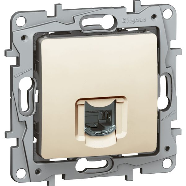 RJ45 socket category 6 STP ivory image 1