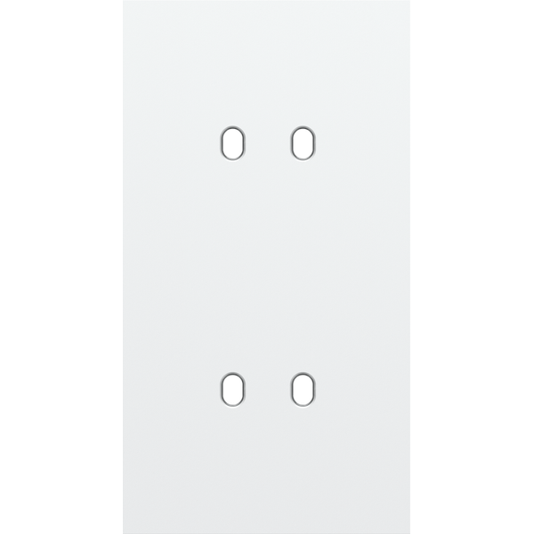 Twofold faceplate, vertical 71 mm centre distance, for double switch f image 1