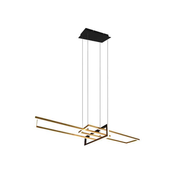 Salinas LED pendant matt brass/matt black image 1